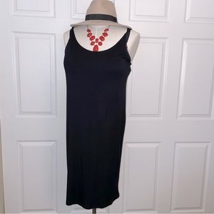 XXL H&M black ribbed tank dress